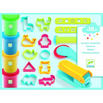 Set modelaj cu plastilina Djeco, culori de baza