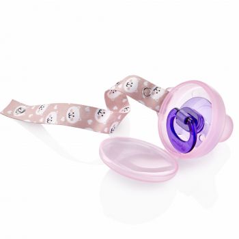 Cutiuta pentru suzeta cu lantisor BabyJem