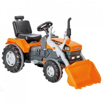 Tractor cu pedale Pilsan Super Excavator 07-297 orange de firma original