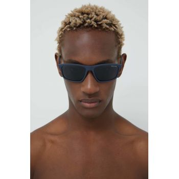 Armani Exchange ochelari de soare barbati, culoarea albastru marin de firma originali