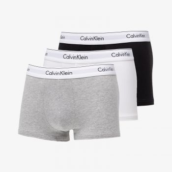 Calvin Klein Modern Cotton Stretch Trunk 3-Pack Black/ White/ Grey Heather ieftin