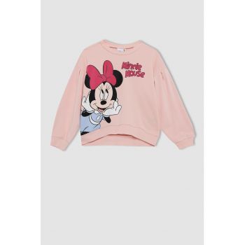 Bluza sport cu imprimeu Minnie Mouse la reducere