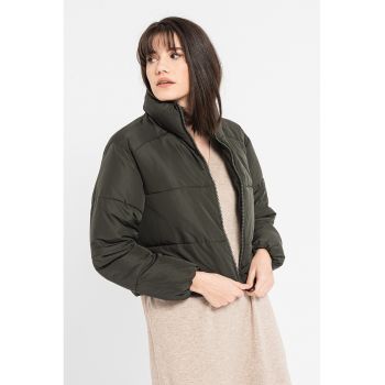 Geaca crop cu aspect matlasat Capri