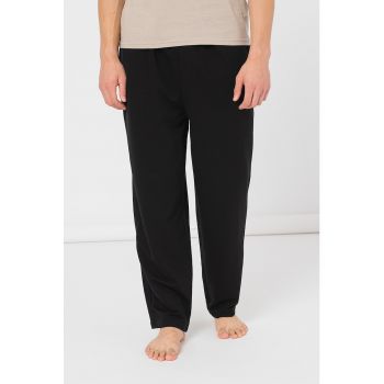 Pantaloni de pijama cu banda logo in talie