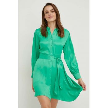 Answear Lab rochie culoarea verde, mini, drept