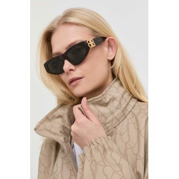 Balenciaga ochelari de soare femei, culoarea maro de firma originali