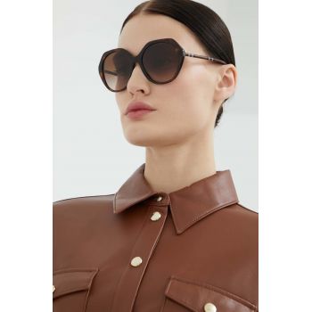 Burberry ochelari de soare femei, culoarea maro de firma originali