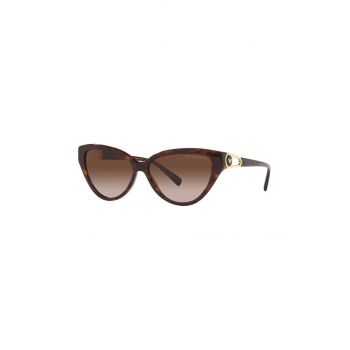 Emporio Armani ochelari de soare femei, culoarea maro de firma originali