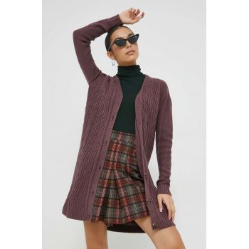 JDY cardigan femei, culoarea violet