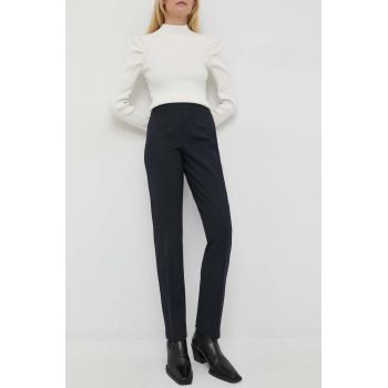 Spanx leggins modulari femei, culoarea albastru marin, neted de firma originala