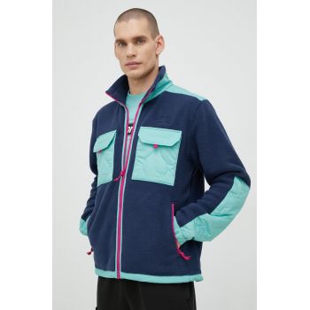 The North Face bluza Mens Royal Arch F/z Jacket barbati, culoarea albastru marin,