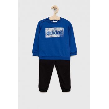 adidas compleu copii culoarea albastru marin