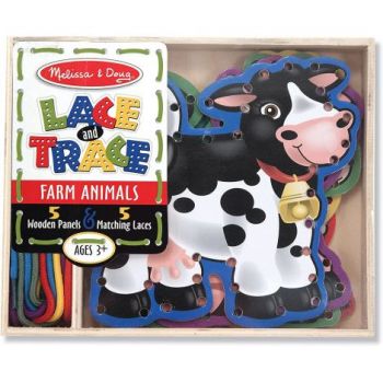 Joc Cu Sireturi - Animale De La Ferma Melissa&Doug 3781