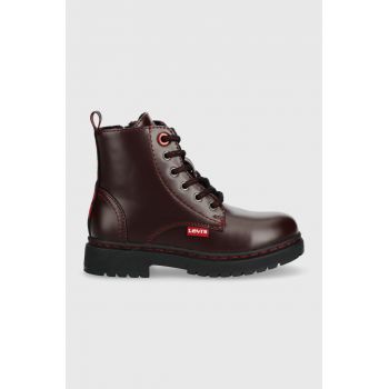 Levi's bocanci copii culoarea bordo,