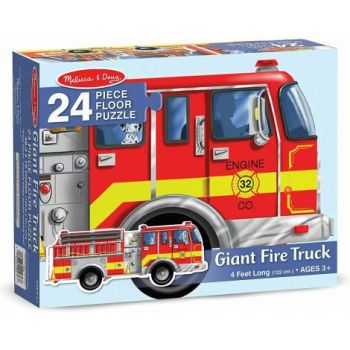Puzzle de podea gigant Masina de pompieri Melissa and Doug 0436