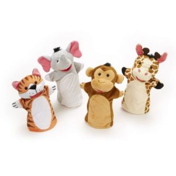 Set 4 papusi de mana Zoo Melissa and Doug