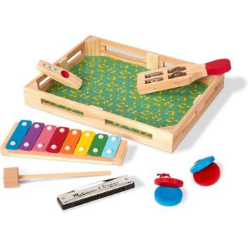 Set 7 instrumente muzicale incepatori Melissa & Doug 1318 de firma original