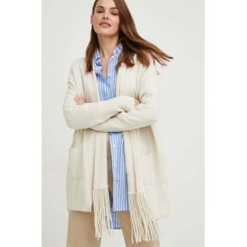 Answear Lab cardigan de lana femei, culoarea alb, light ieftin