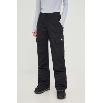 DC pantaloni snowboard Nonchalant culoarea negru