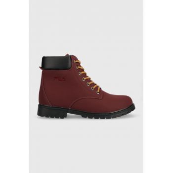 Fila bocanci Maverick barbati, culoarea bordo ieftine