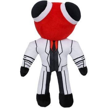 Jucarie din plus mascota Roblox Rainbow Friends, 26 x 23 cm, Alb