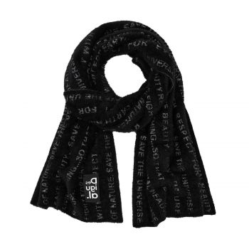 Lettering scarf