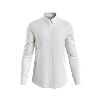 Camasa slim fit din amestec de bumbac