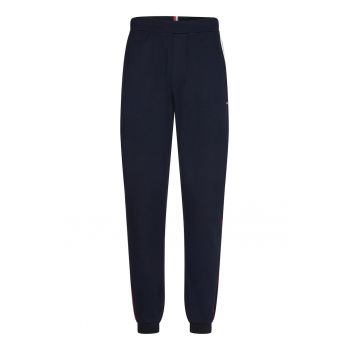 Pantaloni sport cu benzi laterale contrastante