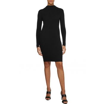 Rochie bodycon cu aspect striat