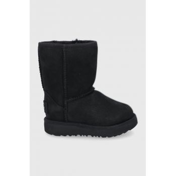 UGG cizme de iarna copii culoarea negru ieftina