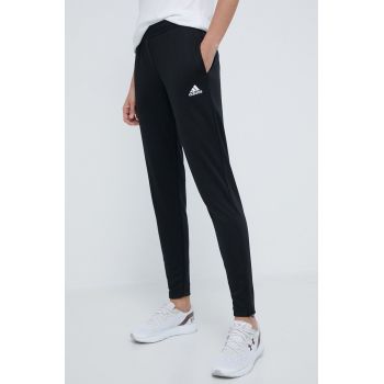 adidas Performance pantaloni Entrada 22 femei, culoarea negru HC0335