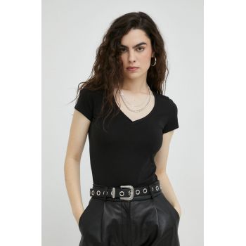 G-Star Raw tricou femei, culoarea negru