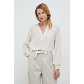 GAP bluza femei, culoarea bej, neted