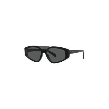 Emporio Armani ochelari de soare barbati, culoarea negru de firma originali