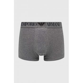 Emporio Armani Underwear boxeri barbati, culoarea gri