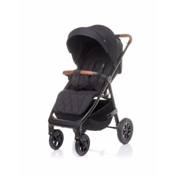 Carucior sport cu roti gonflabile 4Baby Stinger Air negru