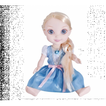 Papusa interactiva Little Princess, cu lumini, muzica, povesti, bleu