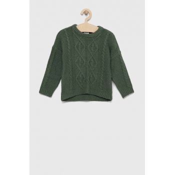 Abercrombie & Fitch pulover copii culoarea verde, light ieftin