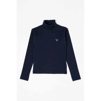Bluza cu logo si guler inalt The Original