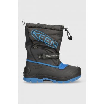 Keen cizme de iarna copii Snow Troll culoarea gri