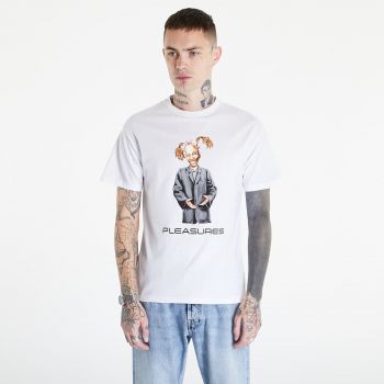 PLEASURES Mask T-Shirt White