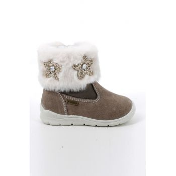 Primigi cizme de iarna copii culoarea maro ieftina