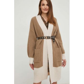 Answear Lab cardigan femei, culoarea bej, călduros