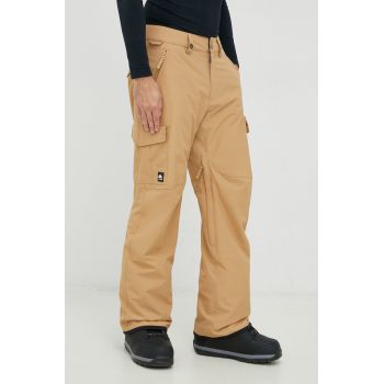 Quiksilver pantaloni Porter culoarea bej ieftina