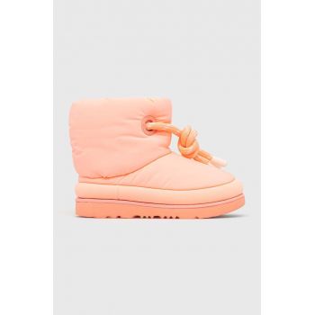 UGG cizme de iarna copii Classic Maxi Short culoarea roz ieftina