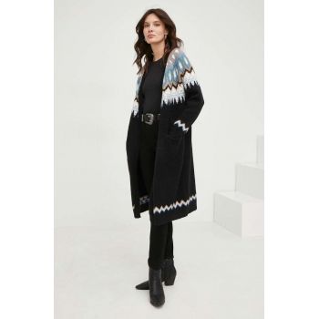 Answear Lab cardigan femei, culoarea negru