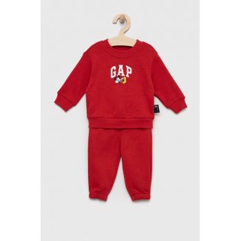 GAP compleu bebe X Disney culoarea rosu