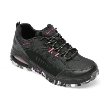 Pantofi sport SKECHERS negri, UNO TRAIL, din material textil