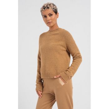 Pulover din amestec de modal si lana alpaca Febisan