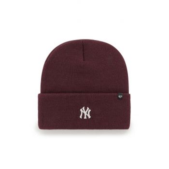 47brand caciula Mlb New York Yankees culoarea bordo, de firma originala